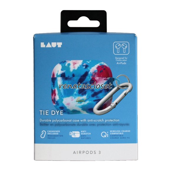 LAUT Tie Dye Case for AirPods 3 NWT/NIB - Picture 2 of 12